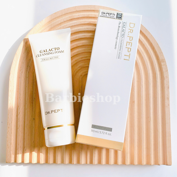 Sữa Rửa Mặt Dr.Pepti Galacto Cleansing Foam Giúp Dưỡng Ẩm 110ml