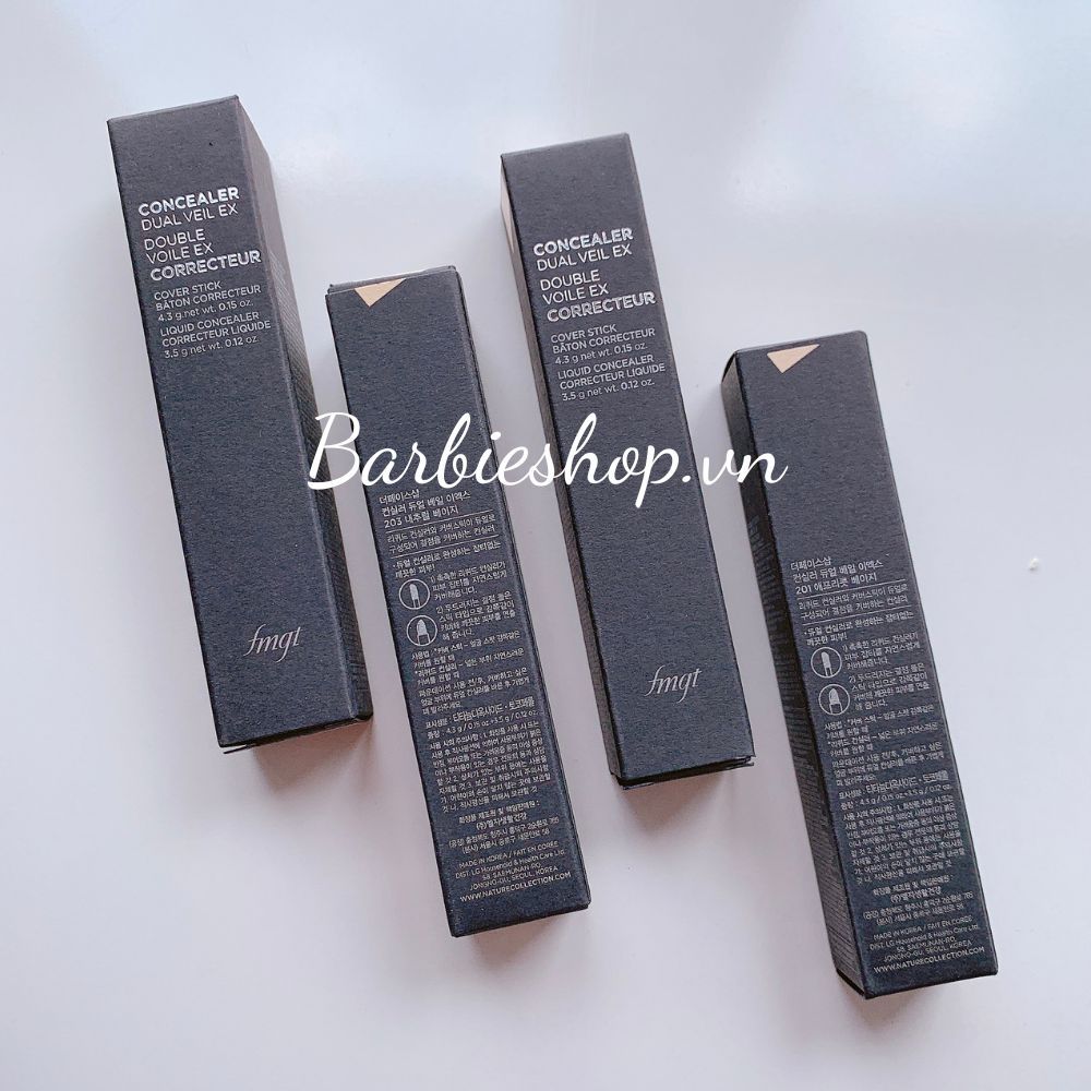 Kem Che Khuyết Điểm 2 Đầu The Face Shop Concealer Dual Veil Correcteur