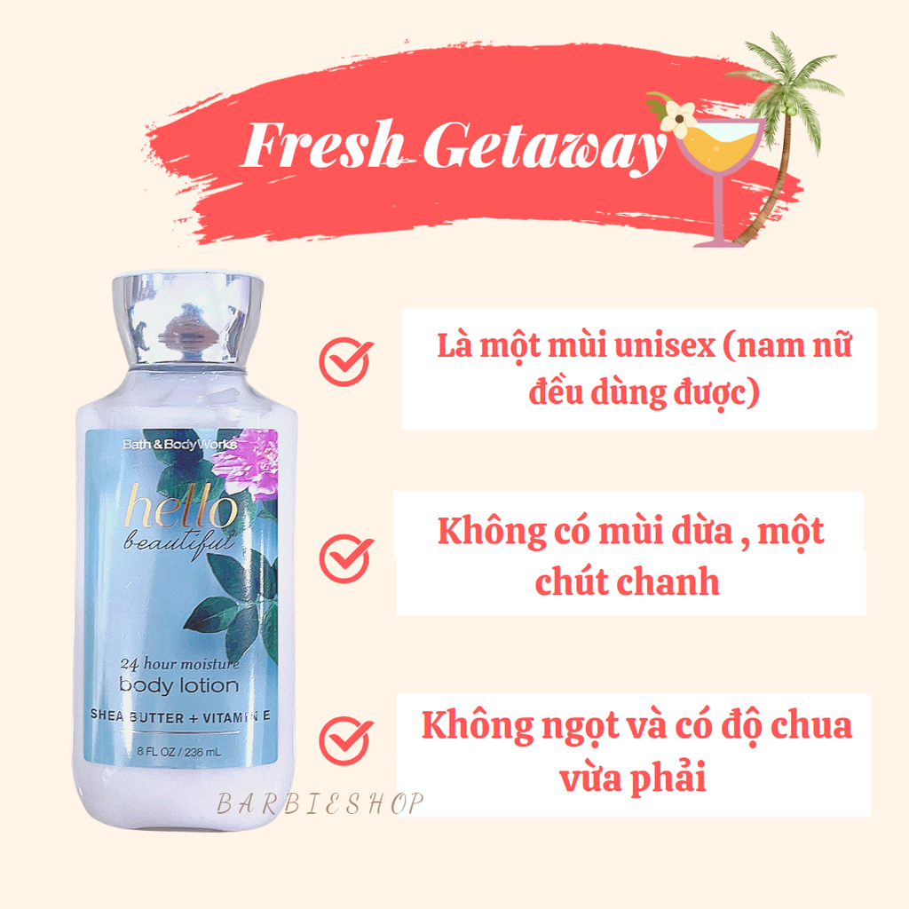Sữa Dưỡng Thể Bath & Body Works body Lotion