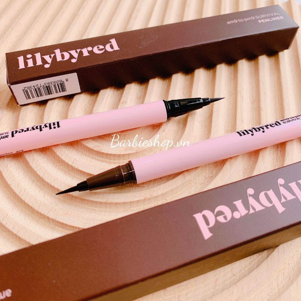 Bút Kẻ Mắt Nước Siêu Mảnh - Lâu Trôi Lilybyred Survival Pen Liner - 0.6g
