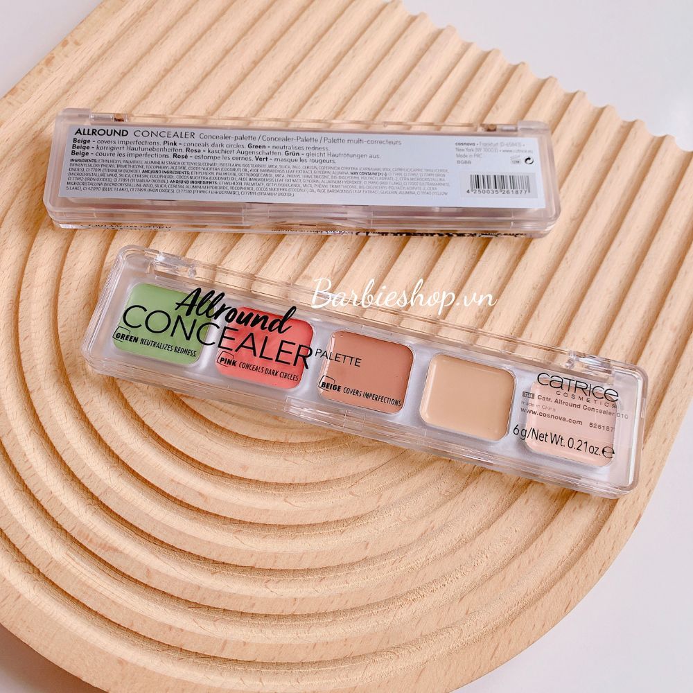 Kem Che Khuyết Điểm Đa Năng 5 Ô Catrice AllRound Concealer Palette 6g