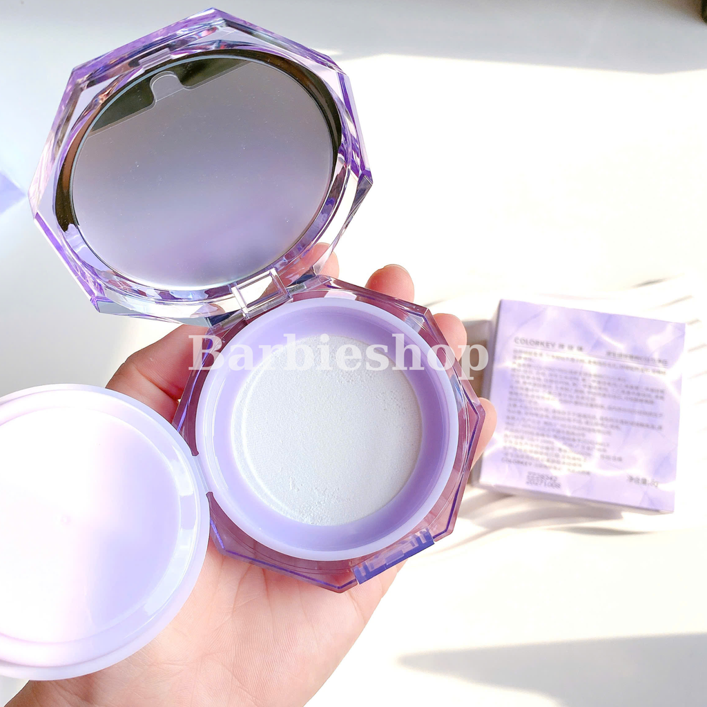 Phấn Phủ Bột Kiềm Dầu Colorkey 8g (PHIÊN BẢN VỎ TÍM)