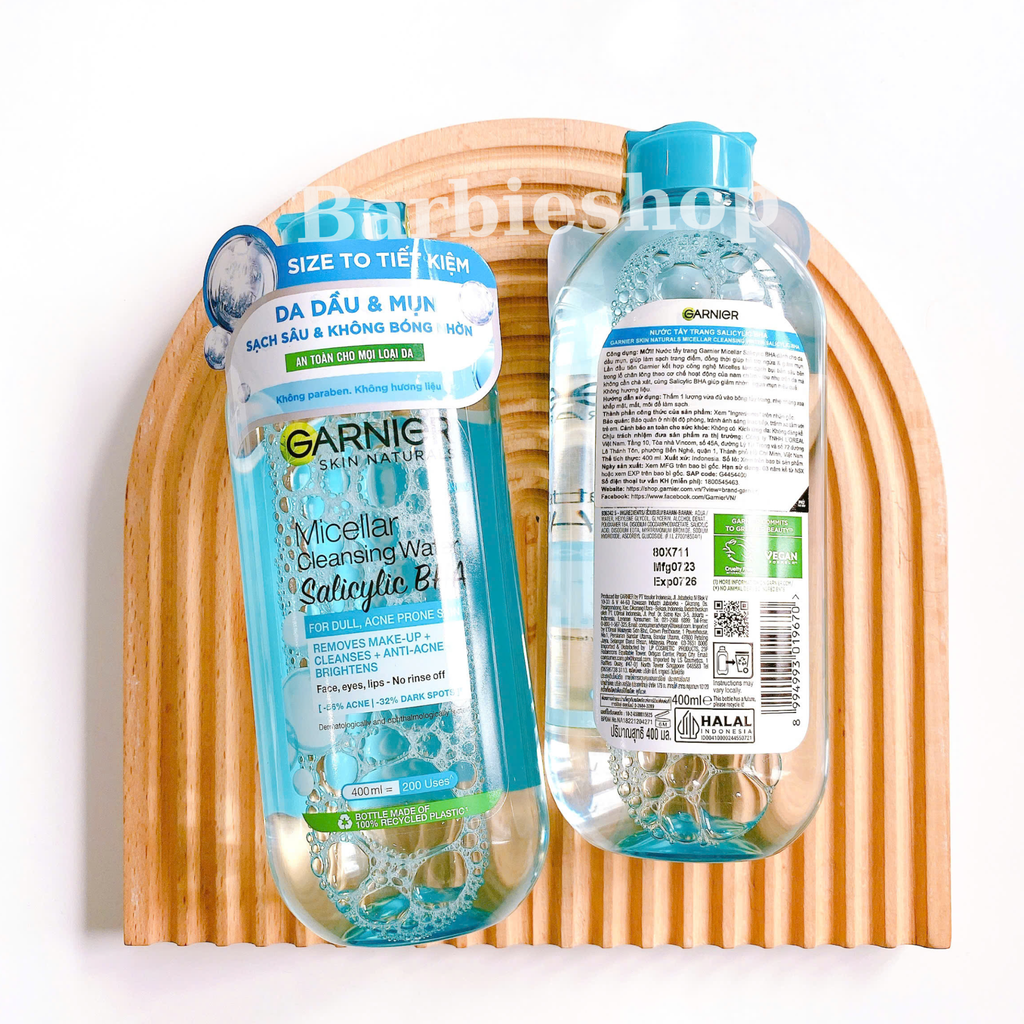 Bộ Sản Phẩm Làm Sạch Và Ngăn Ngừa Mụn Garnier 5 món