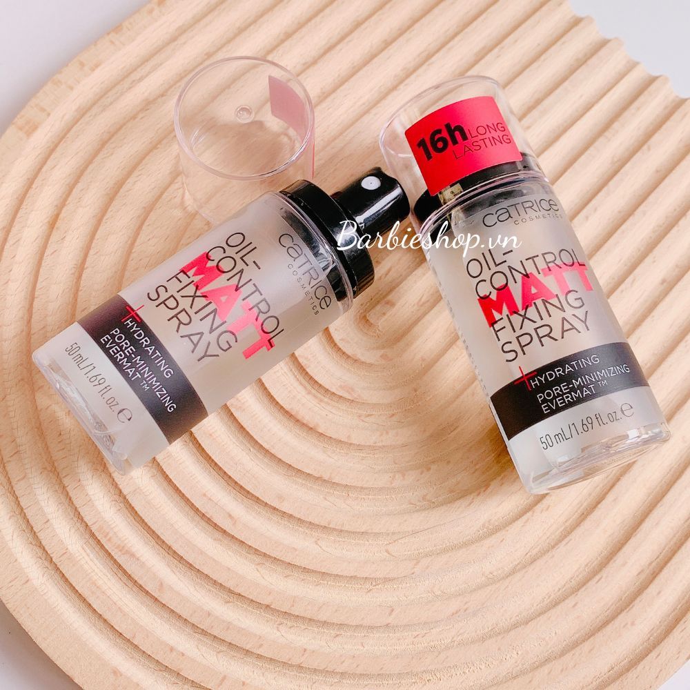 Xịt Khoá Nền Trang Điểm Catrice Oil-Control Matt Fixing Spray 16H Long Lasting 50ml