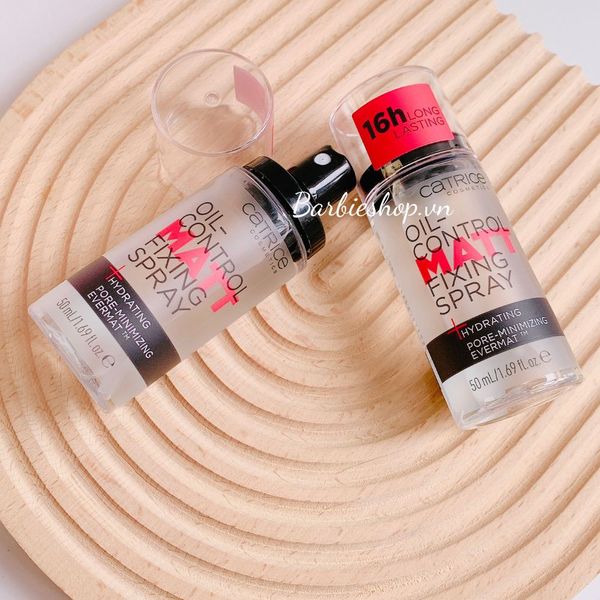Xịt Khoá Nền Trang Điểm Catrice Oil-Control Matt Fixing Spray 16H Long Lasting 50ml