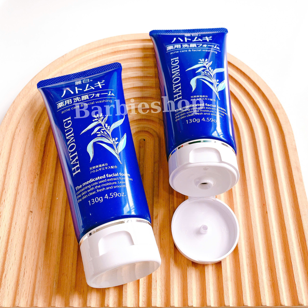 Sữa rửa mặt Hatomugi Naturie Nhật Bản 130g - 170g