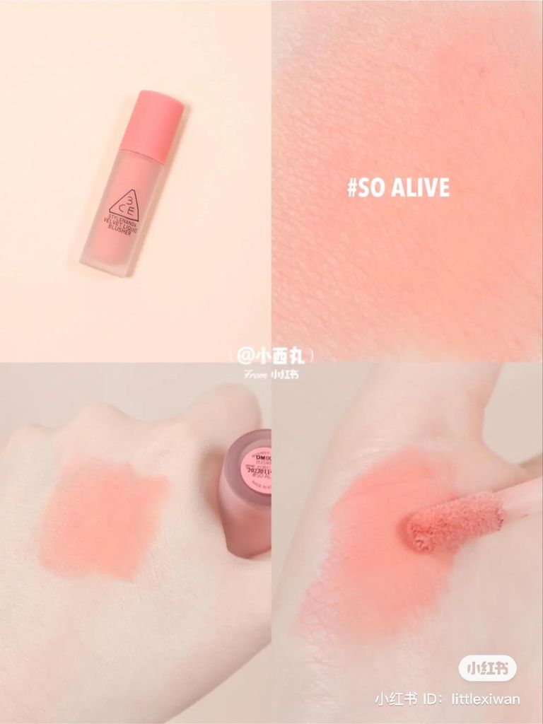 Má Hồng 3CE Velvet Liquid Blusher