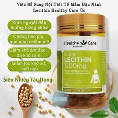 TPCN Viên Uống Mầm Đậu Nành Healthy Care Super Lecithin 1200mg Của Úc 100 Viên