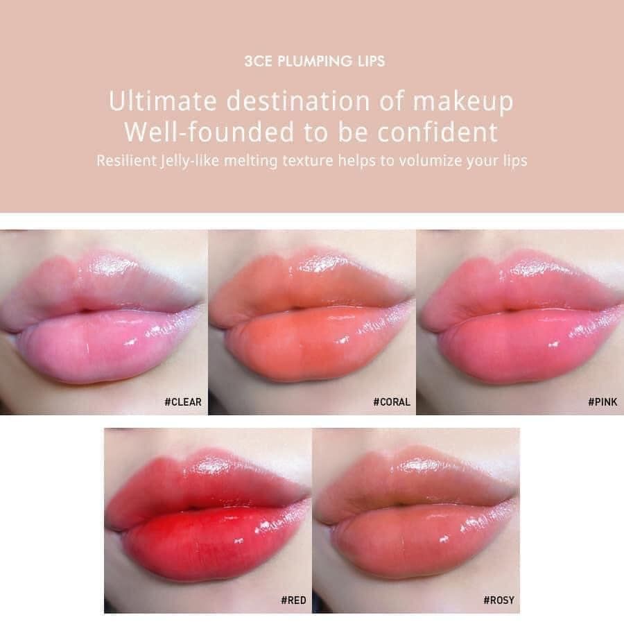 Son Dưỡng Có Màu 3ce Plumping Lips