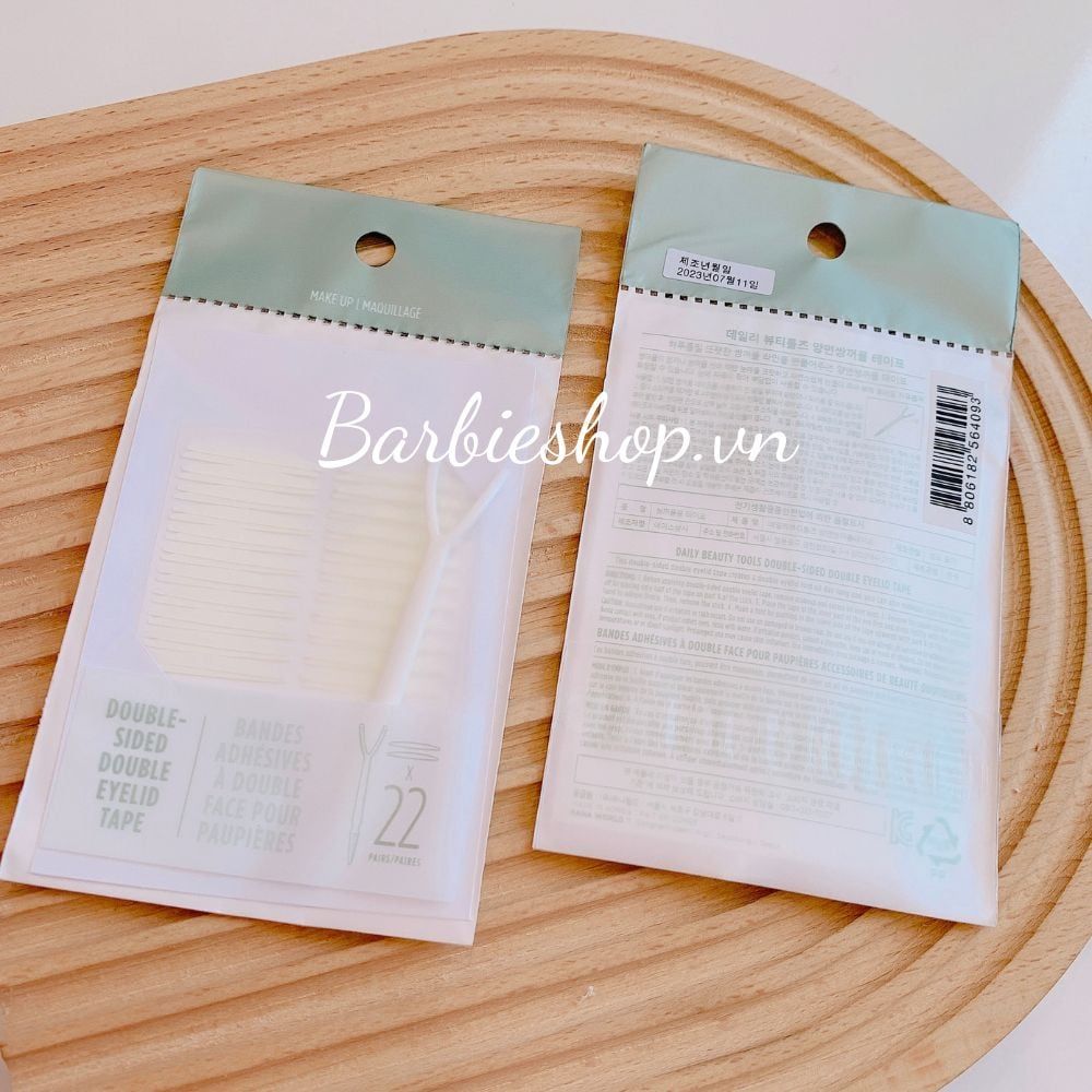 Dán Mí The Face Shop Double - Side Double Eyelid Tape - Trắng + Vàng