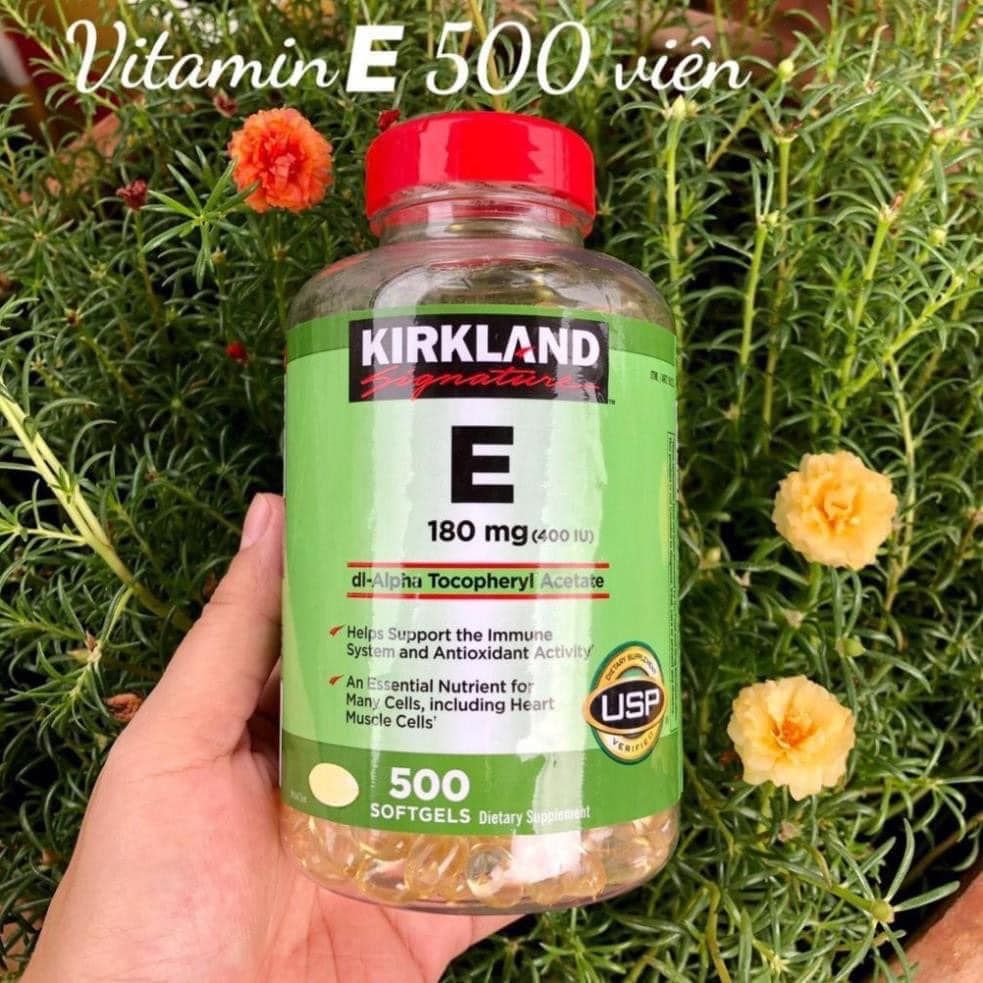 Viên Uống Kirkland Vitamin E 400 IU 500 Viên