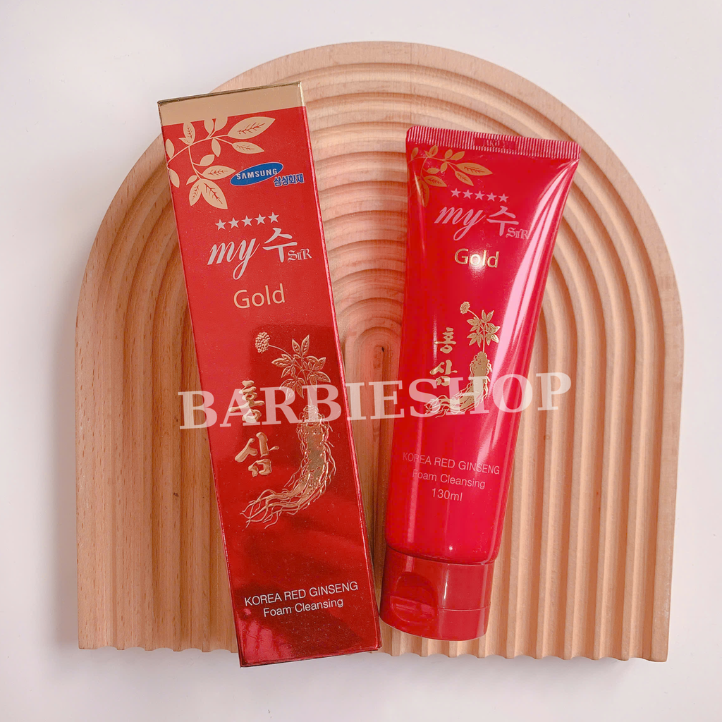Sữa Rửa Mặt My Gold Korea Red Ginseng Foam Cleansing Tuýp 130ml