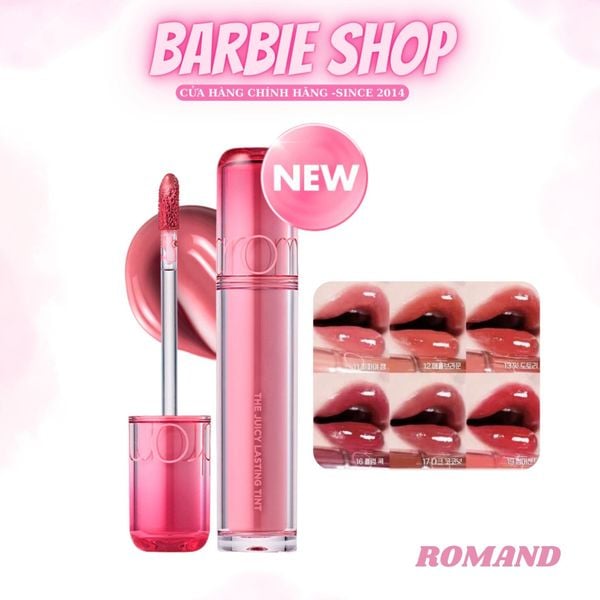 [ MẪU MỚI ] Son bóng Romand The Juicy Lasting Tint đủ màu