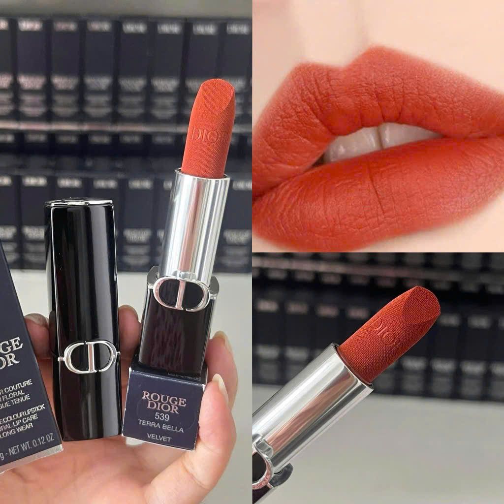 [MẪU MỚI] SON DIOR ROUGE VELVET FINISH FULLSIZE NẮP NAM CHÂM