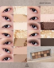 Màu Mắt 12 Ô 3CE New Take Eyeshadow Palette ( Raw Newtrals , Motion Frame , Creative Filter, Quiet Brown )
