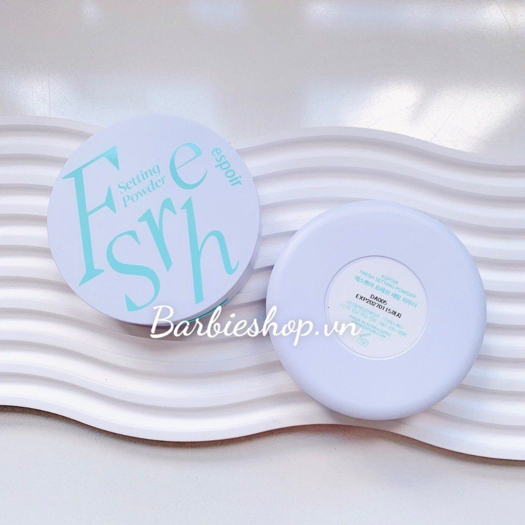 Phấn Phủ Kiềm Dầu Espoir Fresh Setting Powder Chữ Xanh (Mẫu Mới)