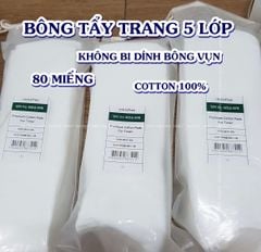 Bông Tẩy Trang Cao Cấp Innisfree Premium Cotton Pads For Toner 80 Miếng