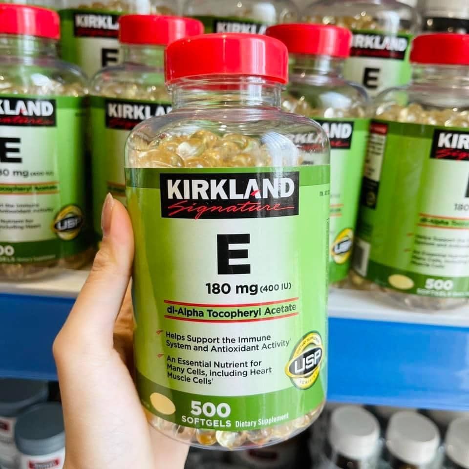 Viên Uống Kirkland Vitamin E 400 IU 500 Viên