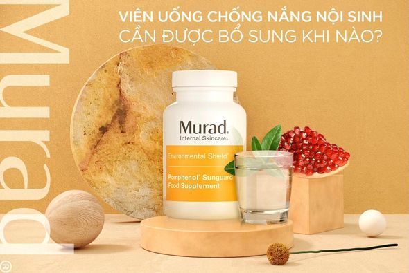 Viên Uống Chống Nắng Nội Sinh Murad POMPHENOL SUNGUARD DIETARY SUPPLEMENT 60 Viên