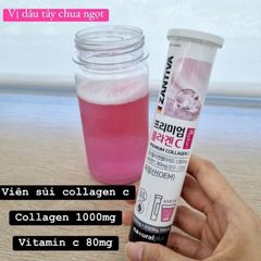 Viên Sủi Collagen C - Zantiva Premium Collagen C Ống 20 Viên