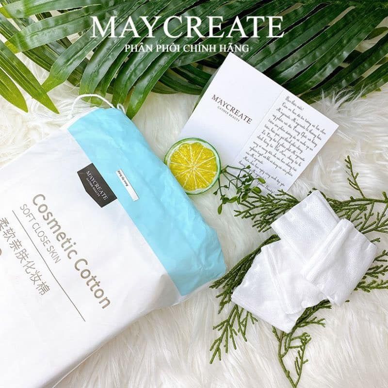 Bông Tẩy Trang MayCreate Cosmetic Cotton Soft Close Skin 230 Miếng