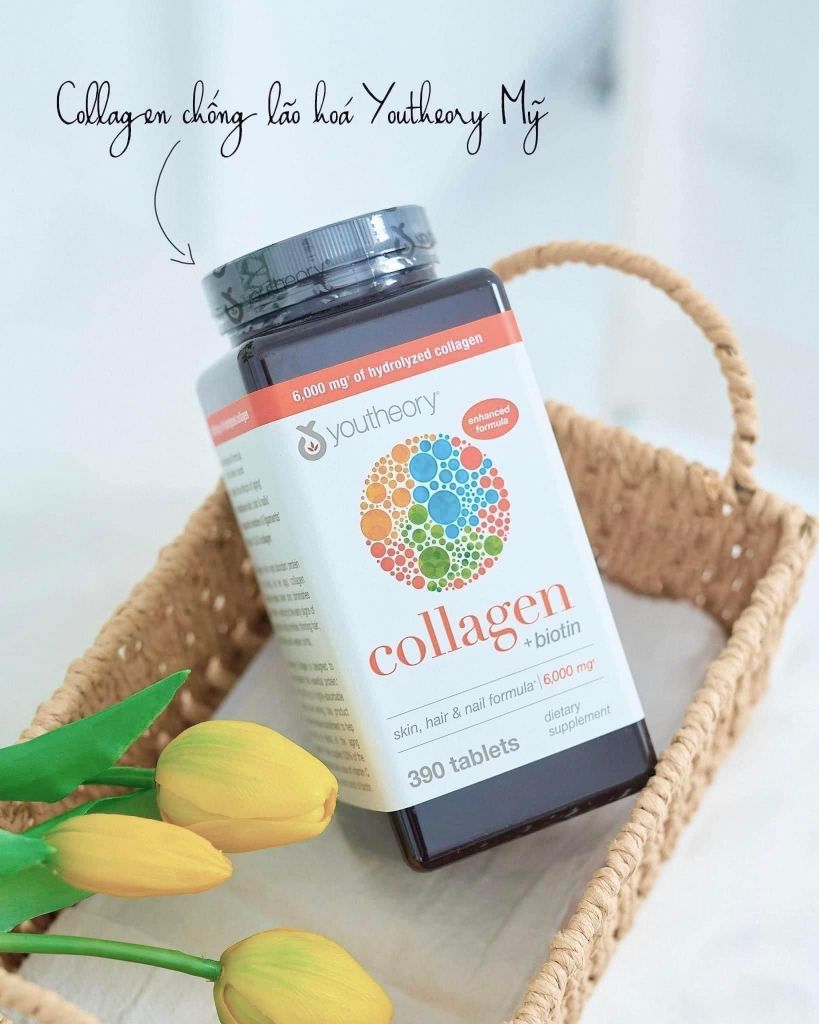 VIÊN UỐNG YOUTHEORY COLLAGEN + BIOTIN 390 Viên