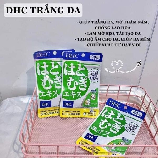 TPCN - VIÊN UỐNG TRẮNG DA DHC COIX 30 NGÀY 30 VIÊN