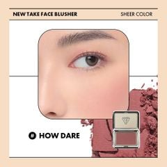 Phấn Má Hồng 3CE New Take Face Blusher ( Soft Whisper )