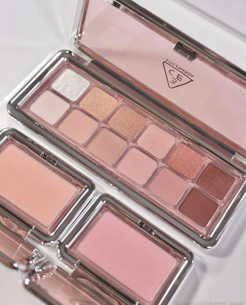 Màu Mắt 12 Ô 3CE New Take Eyeshadow Palette ( Raw Newtrals , Motion Frame , Creative Filter, Quiet Brown )