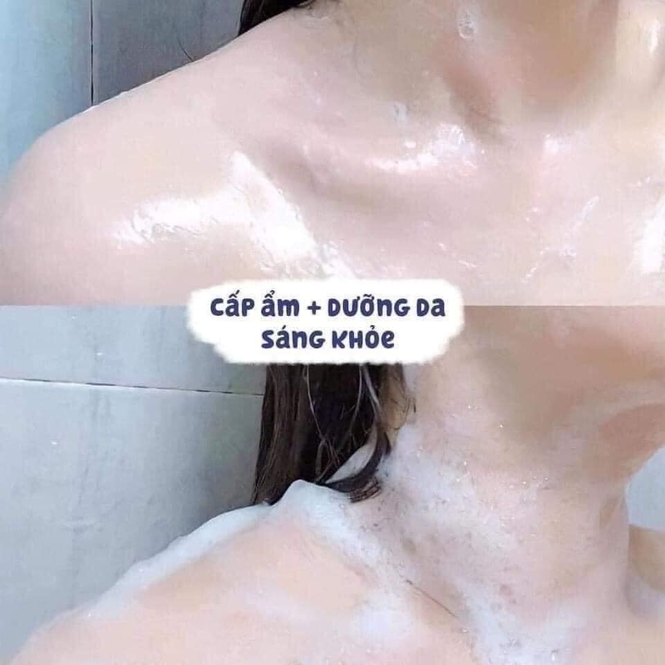 Sữa Tắm Dưỡng Ẩm, Trắng Da Chiết Xuất Ý Dĩ  Hatomugi Moisturizing & Washing The Body Soap 800ml