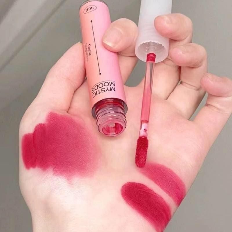 Son 3CE [ MYSTIC MOODS ] Velvet Lip Tint – RED AURA Màu Đỏ Lạnh Tươi 4g