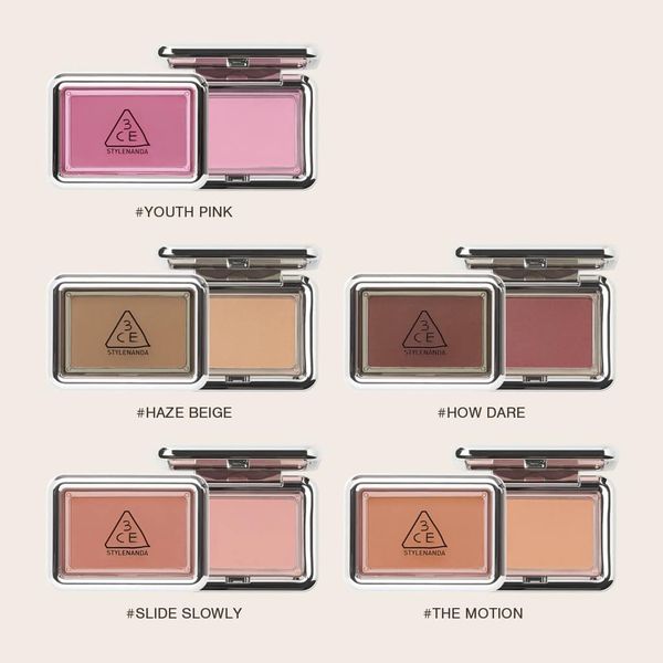 Phấn Má Hồng 3CE New Take Face Blusher ( Soft Whisper )