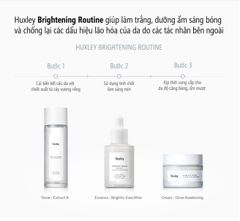 Set Dưỡng Trắng Da Huxley Antioxidant Chống Lão Hóa