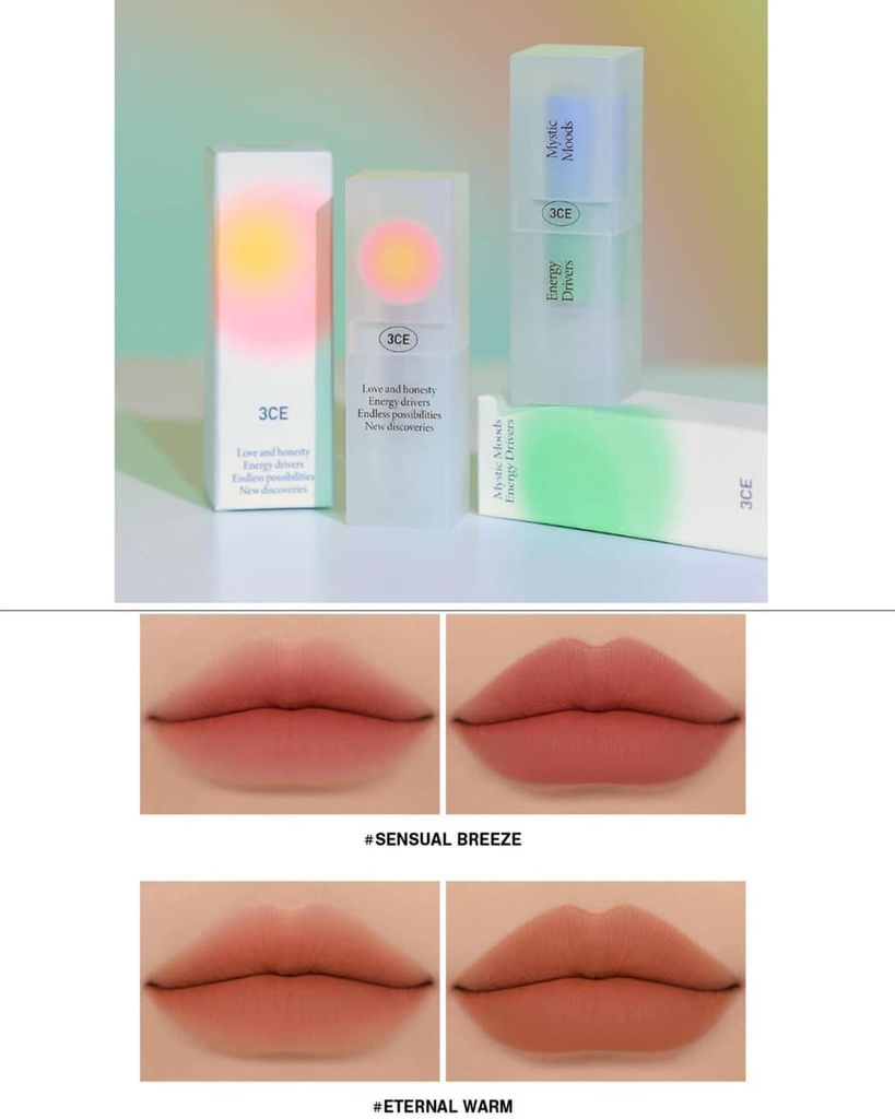 [Mystic Moods] - Son Thỏi 3CE Soft Matte Lipstick Energy Drivers