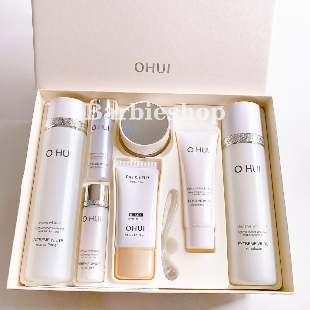 Sét Dưỡng Trắng Da OHUI Miracle Moisture / Extreme White Special Set Intensive Whitening