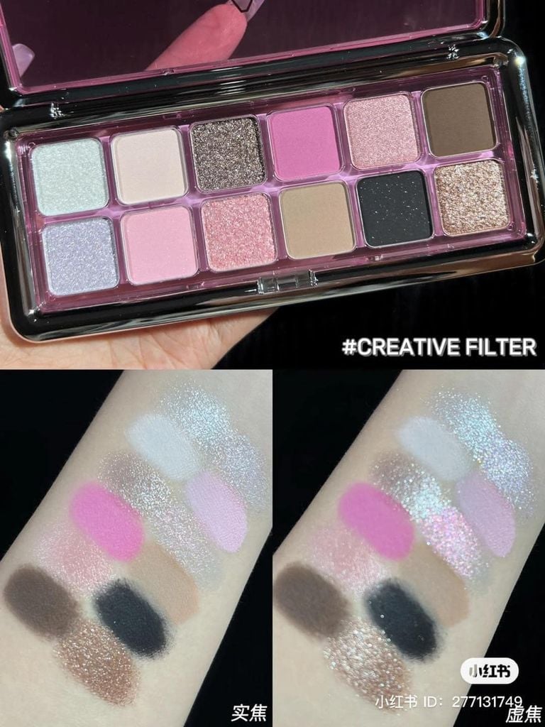 Màu Mắt 12 Ô 3CE New Take Eyeshadow Palette ( Raw Newtrals , Motion Frame , Creative Filter, Quiet Brown )