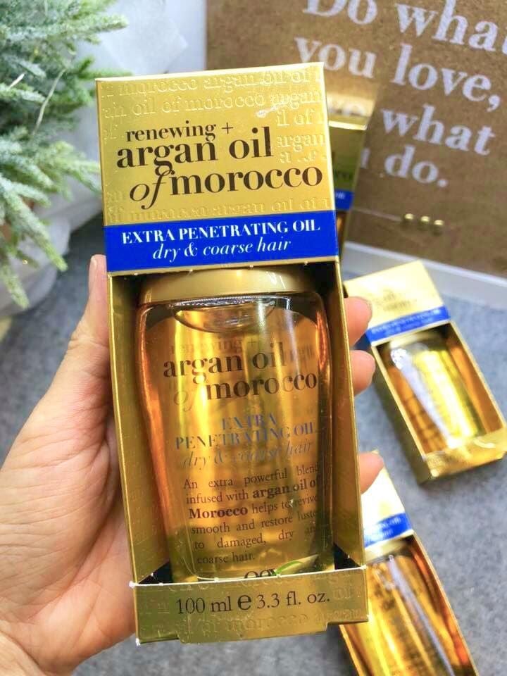 Xịt Dưỡng Tóc Biotin Ogx Argan Oil Of Morocco Oil Mist 100ml - 118ml