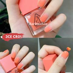 (FULL MÀU) Sơn Móng Tay 3CE Nail Lacquer - Nu01, Nu02, CR01, PE06, PK24