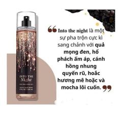 [Mẫu Mới] Xịt Body Into The Night Bath & Body Work Mist - 236ml