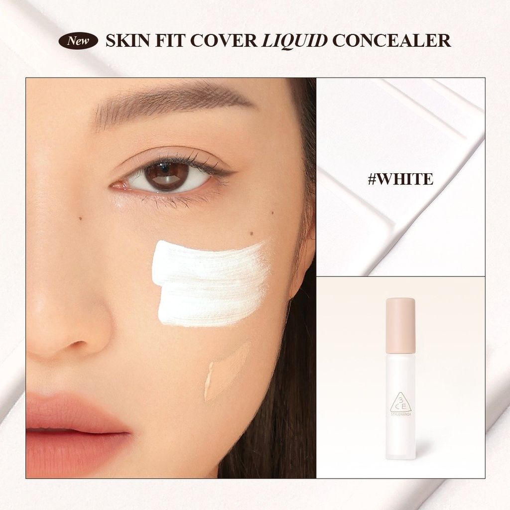 Che Khuyết Điểm Đa Năng 3ce Stay Fit Skin Cover Liquid Concealer