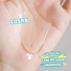 Sữa Rửa Mặt Cosrx Low pH Good Morning Gel Cleanser - Salicylic Acid Daily Gentle Cleanser 150ml