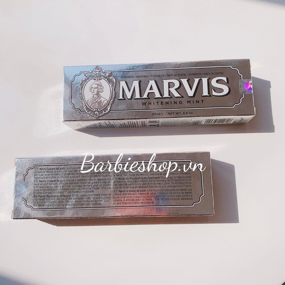 Kem Đánh Răng Marvis Whitening Mint 85ml