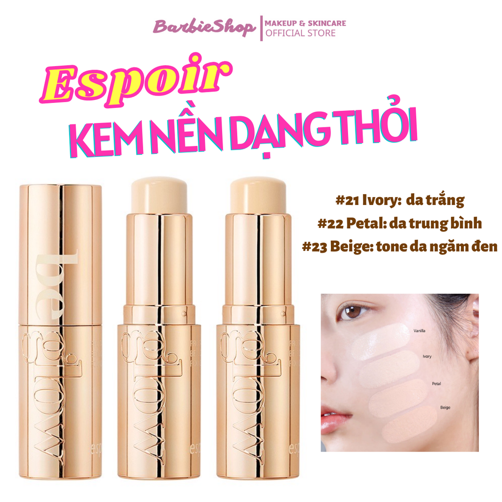 Kem Nền Thỏi Espoir Pro Tailor Be Glow Stick Foundation