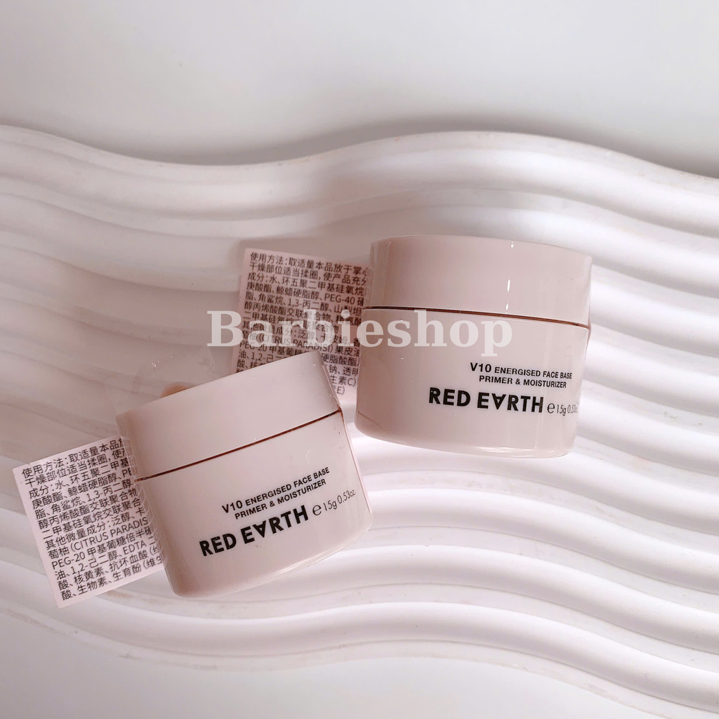 Kem lót red earth V10 energised face base primer and moisturizer 15g - 50g