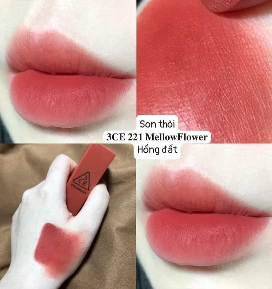 Son Thỏi Lì 3CE Mood Recipe Matte Lip Color (218 - 219 - 220 - 221 - 222 - 223 - 224 - 909 - 227 - 228 - 229 - 230 - 231)