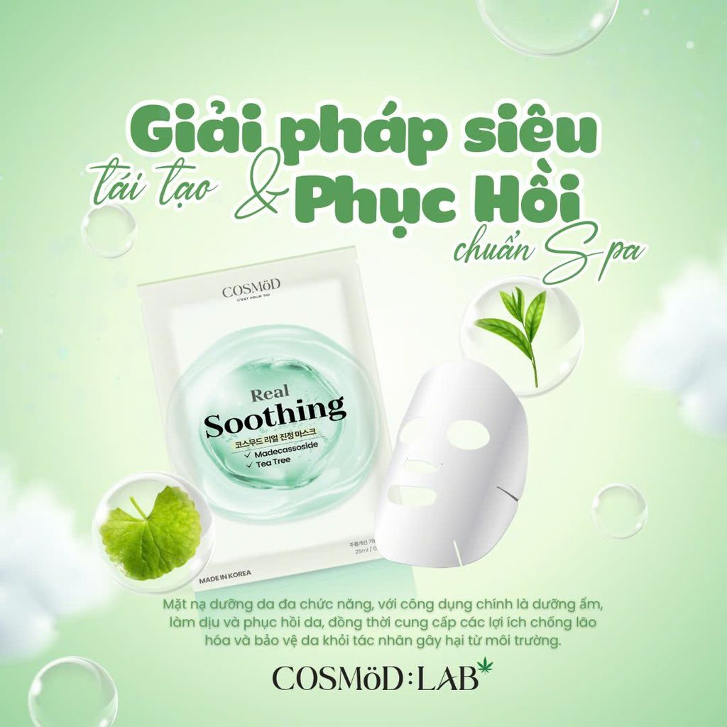 Mặt nạ COSMOD Real Collagen 25mL