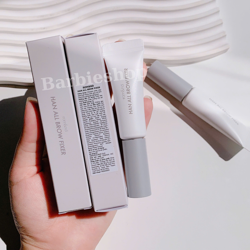 Mascara Chân Mày Siêu Tự Nhiên, Bền Màu, Lâu Trôi Romand Han All Brow Cara 9g