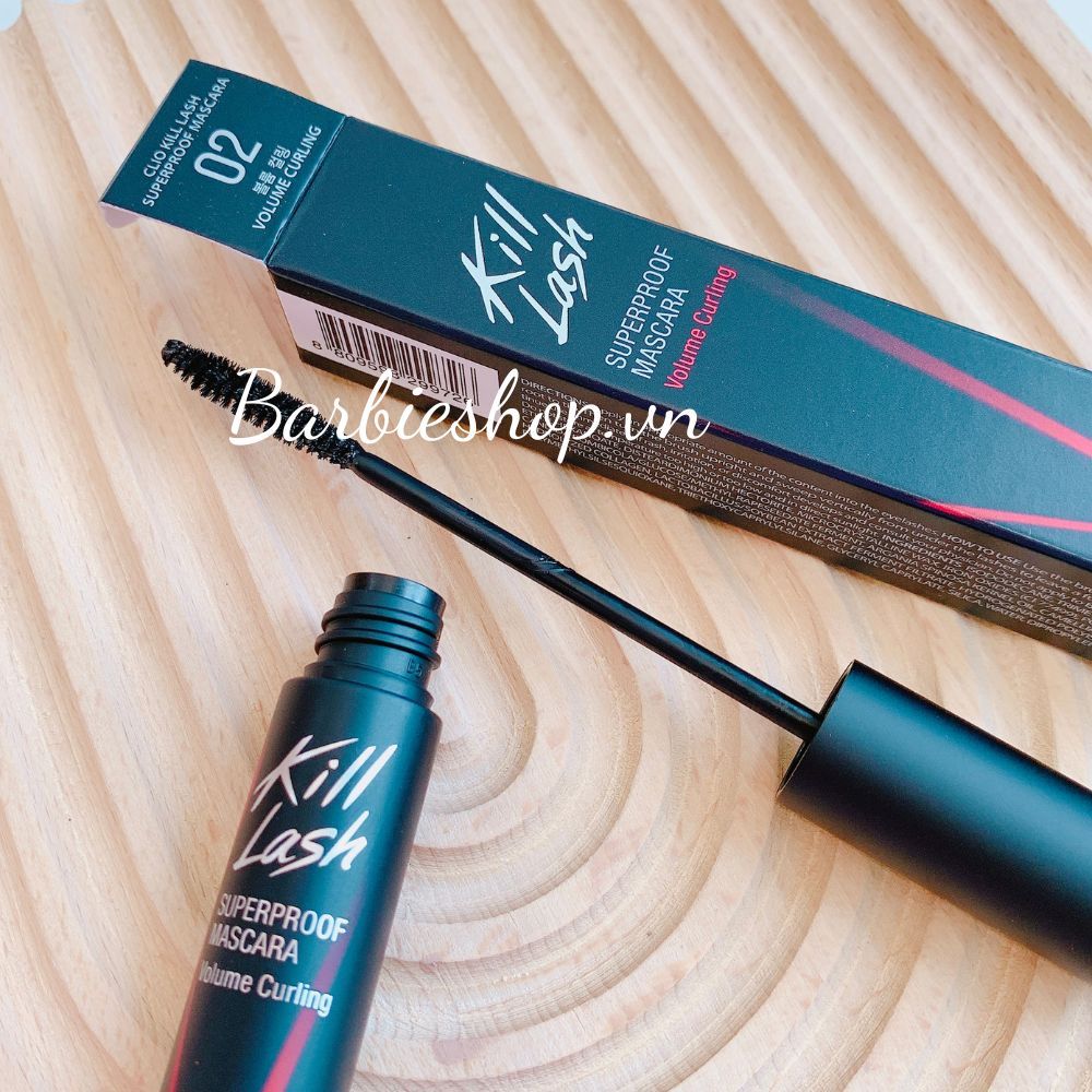 Mascara Clio Kill Lash (Long Curling - Màu 01, Volume Curling - Màu 02, Sleek Volume - Màu 03)