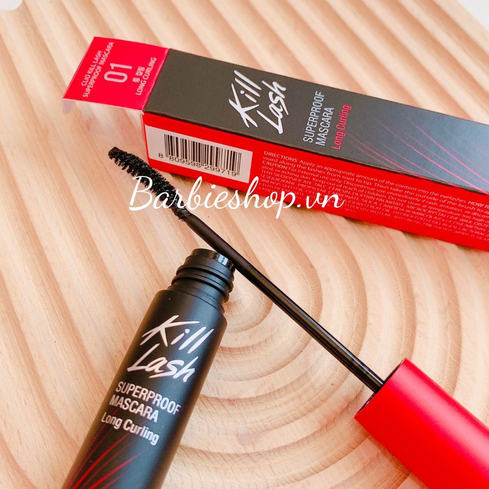 Mascara Clio Kill Lash (Long Curling - Màu 01, Volume Curling - Màu 02, Sleek Volume - Màu 03)