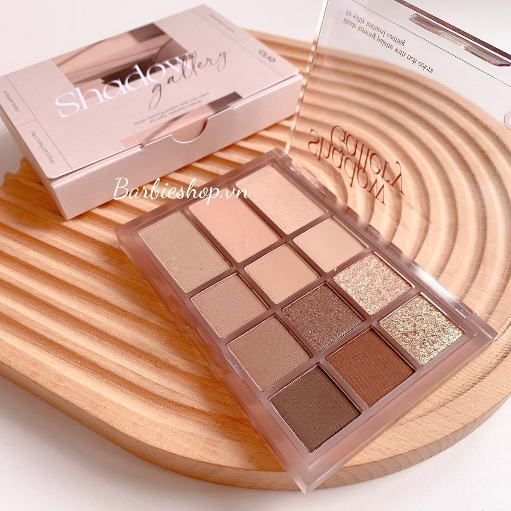 Màu Mắt 12 Ô Clio Shade & Shadow Palette - Màu 01, 02, 03, 04